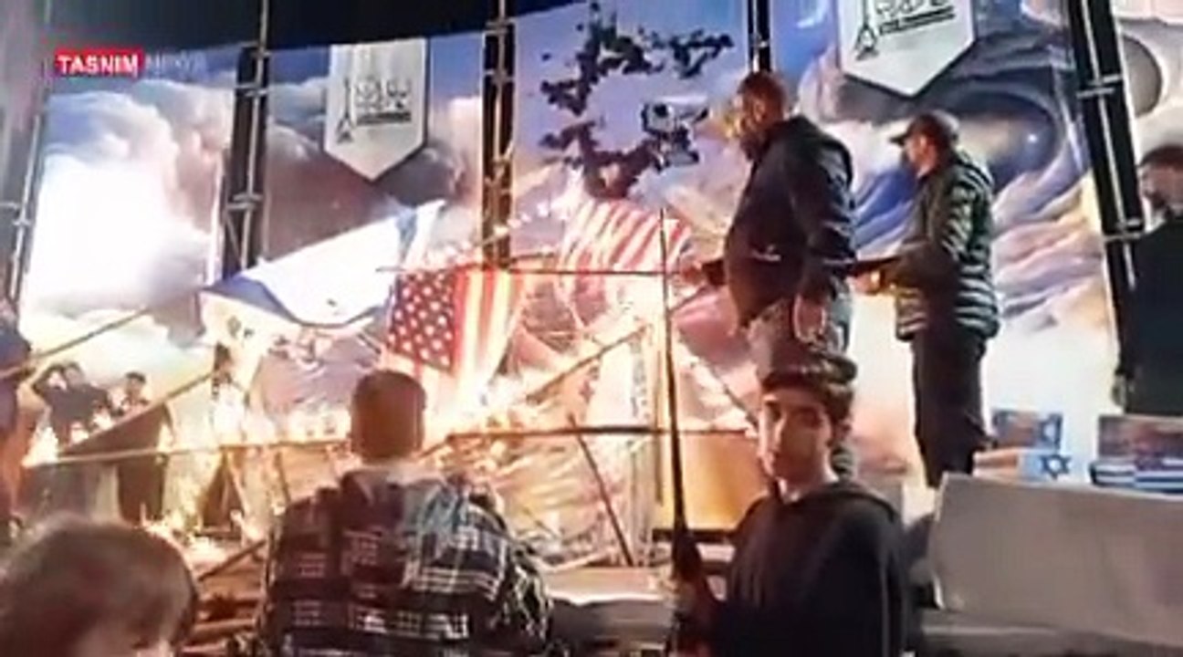 Massive Pro-Resistance Protests in Iran Crowds Burn US and Israeli Flags Amid Escalating War