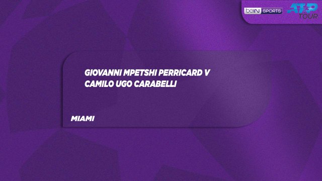 G. Mpetshi Perricard vs. C. Ugo Carabelli Match Highlights Miami March 19, 2026