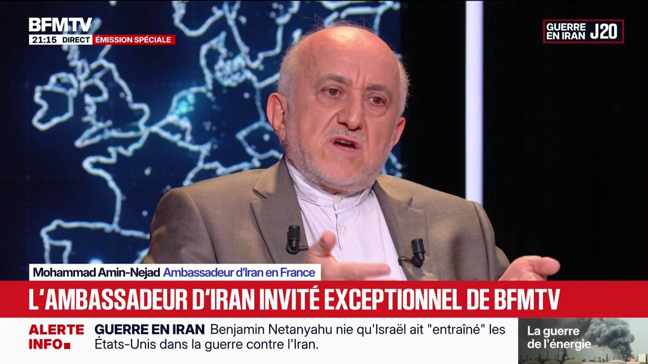 Guerre au Moyen-Orient: l'Iran "était prêt à diluer l'uranium", affirme Mohammad Amin-Nejad, ambassadeur du pays en France