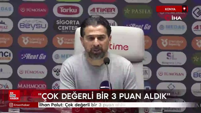 İlhan Palut: Çok değerli bir 3 puan aldık