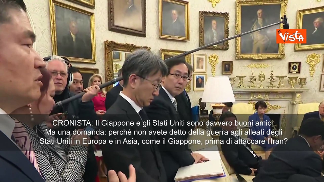 Trump a cronista: Non ho avvertito di attacco a Iran? Giappone ama sorprese, come Pearl Harbour