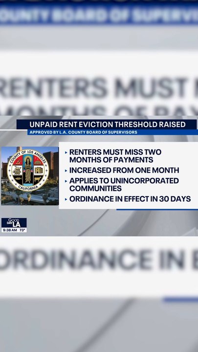 LA tells renters they can skip out on paying their landlords