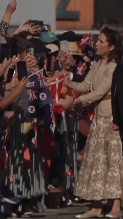 Danish Queen Mary makes homecoming trip to Australia