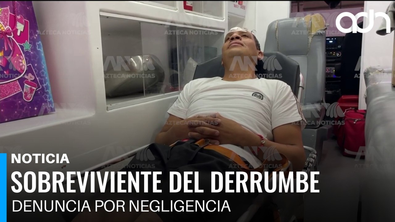 Sobreviviente del derrumbe denuncia por negligencia a la empresa encargada de la demolición