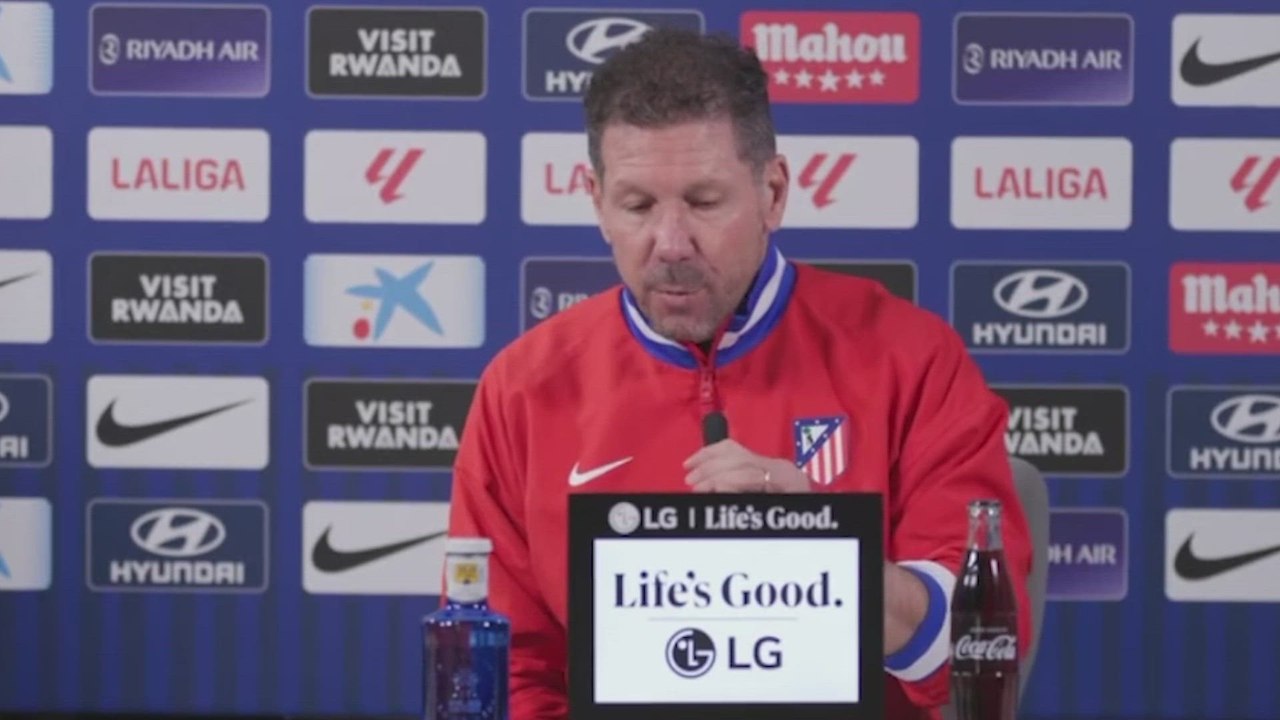 Simeone, rueda de prensa completa previa al Real Madrid vs. Atlético de Madrid