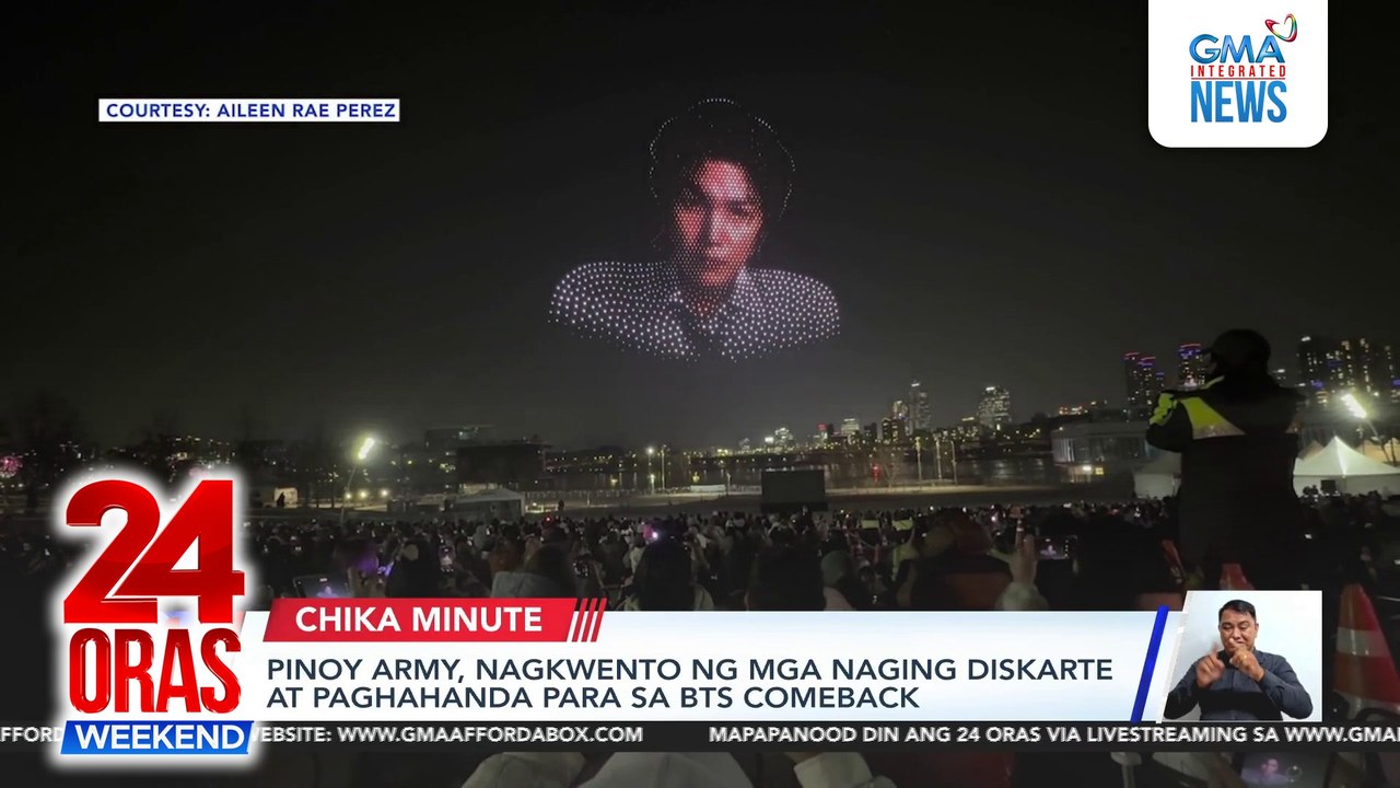 Pinoy ARMY, dumayo sa Seoul para sa BTS comeback concert | 24 Oras Weekend
