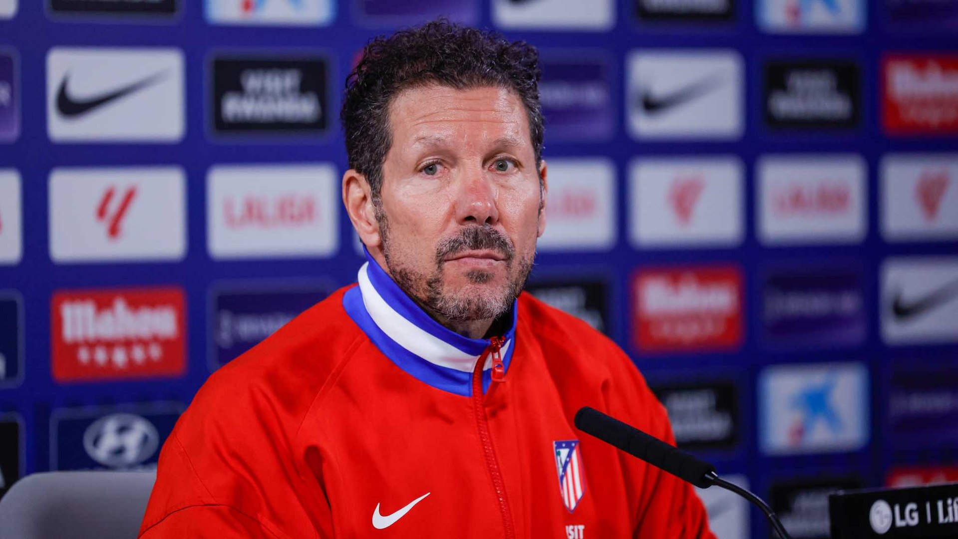Simeone, antes del derbi: "Ya saben lo que pienso cuando vienen curvas..."