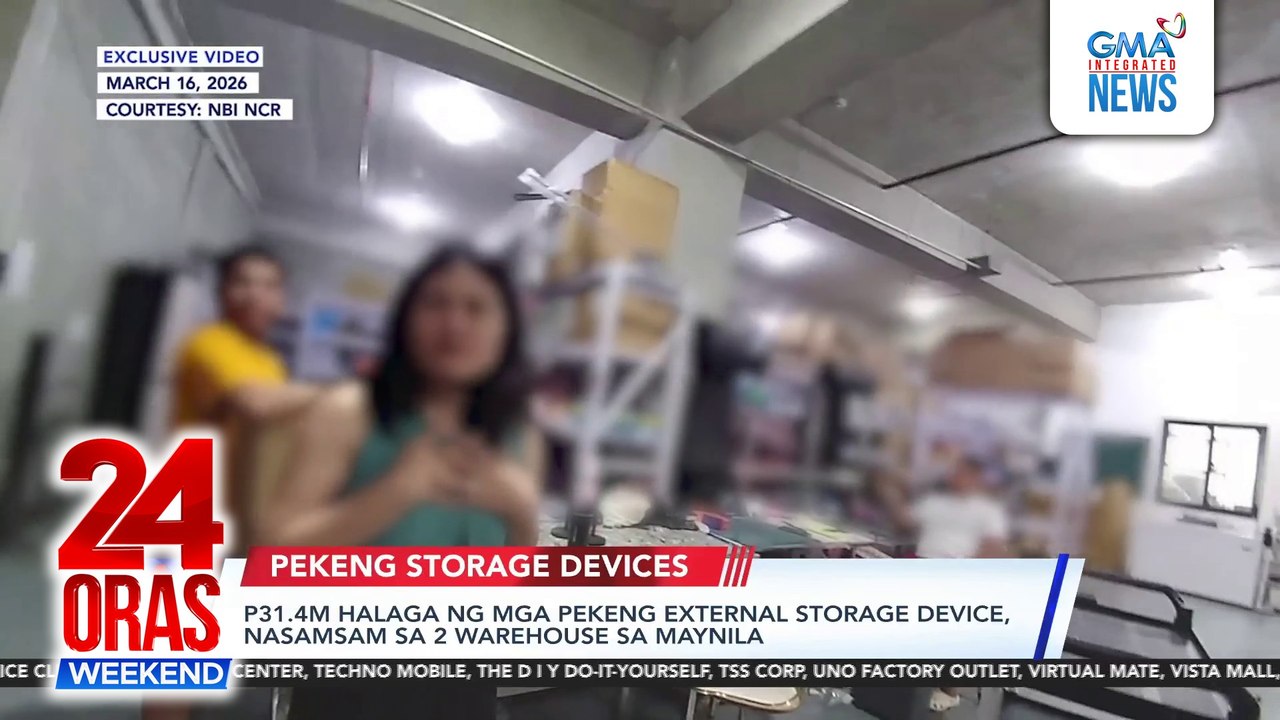 ₱31M worth of fake external storage devices seized in Manila | 24 Oras Weekend