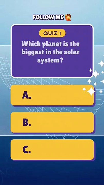 Which planet is the biggest in the solar system ? #quiz