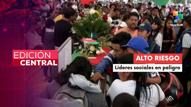Disputas territoriales amenazan a líderes sociales en Colombia