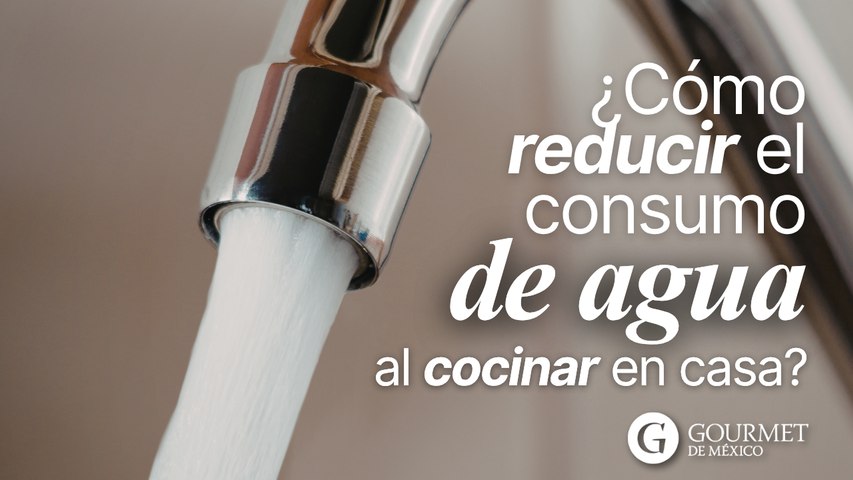 ¿Cómo reducir el consumo de agua en la cocina?