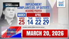 Unang Balita sa Unang Hirit: (Part 2) MARCH 20, 2026 [HD]