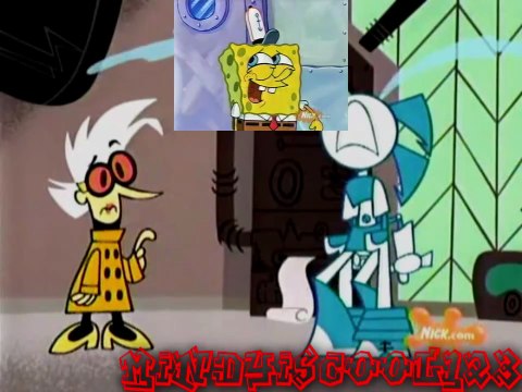 Jenny XJ9 has a crying Sparta Madhouse V3 Remix [FT. Spongebob and Squidward]