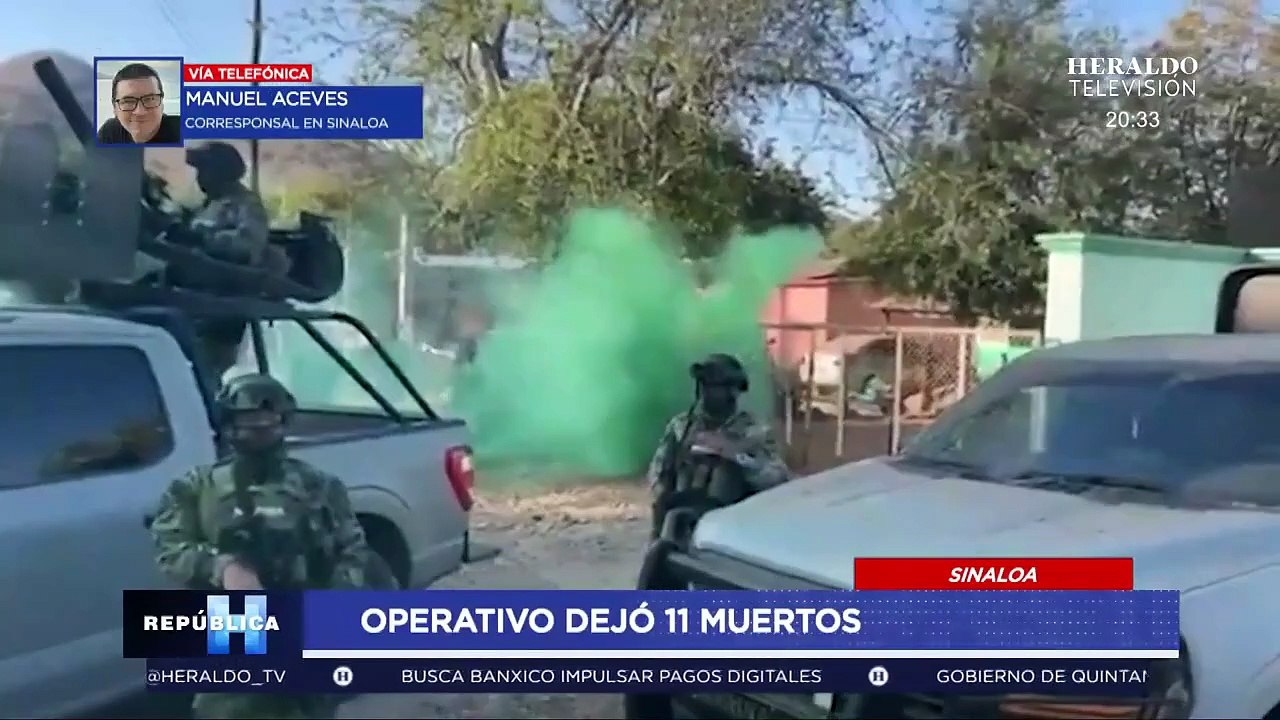 ¡La violencia no da tregua! Operativo en Sinaloa deja 11 muertos tras fuerte enfrentamiento armado
