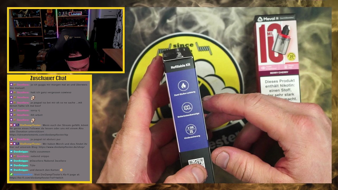 Mevol S - Berry Cherry Podsystem Review und Geschmackstest