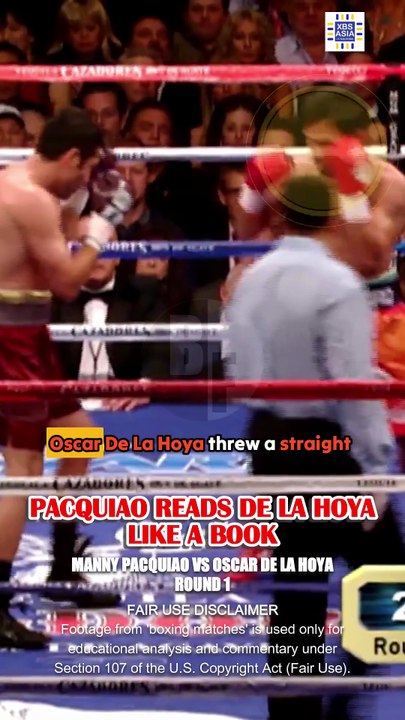 Manny Pacquiao SETS the TRAP! Then CRACKS Oscar De La Hoya!