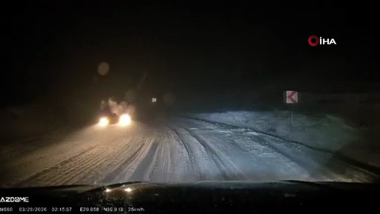 Bursa\'da bayram sabahı kar sürprizi!