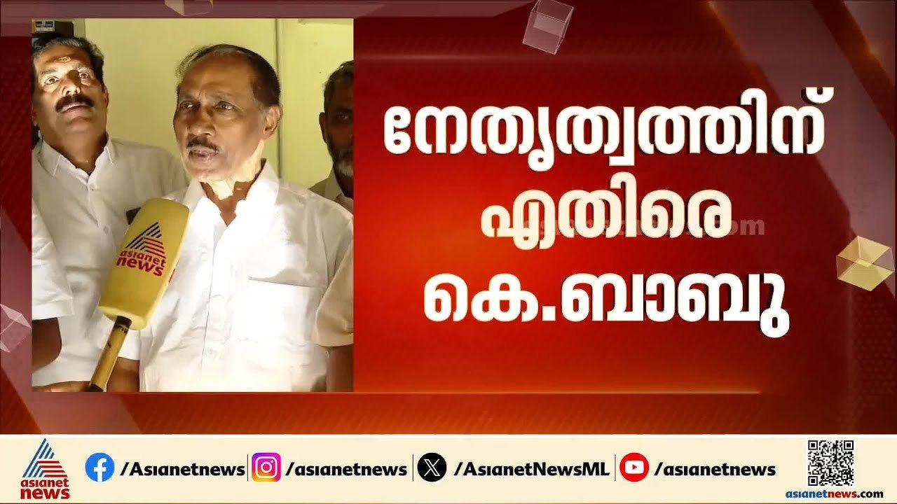 കെ സുധാകരന് വിവാദങ്ങൾ ഒഴിവാക്കാമായിരുന്നു, അതൊന്നും നല്ല കാര്യങ്ങളല്ല: കെ ബാബു |K Babu