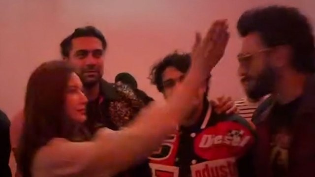 'धुरंधर 2' पार्टी में थप्पड़ सीन रीक्रिएट, सौम्या-रणवीर का वीडियो वायरल