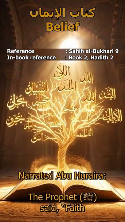 More Than Just Belief: The Branches of Iman | Sahih al-Bukhari 9 (Book 2, Hadith 2)