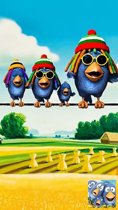 The most CHILL birds on the internet! 😌🐦 Talking Birds On A Wire Game