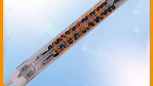 1850mm 240v 6000w infrared quartz glass tube carbon fiber heat lamp for industrial furnaces