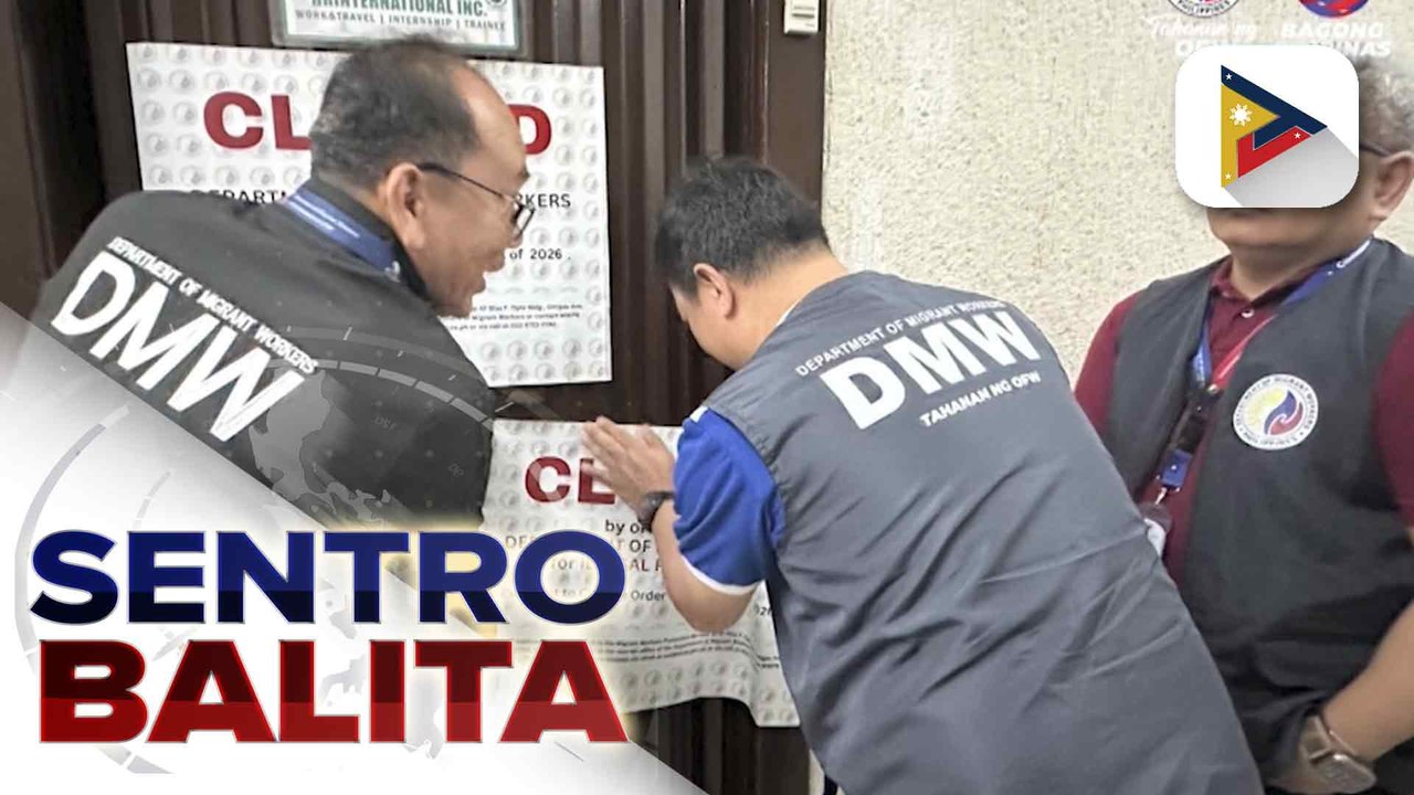 Umano'y illegal recruitment agency sa Intramuros, Manila, ipinasara ng DMW