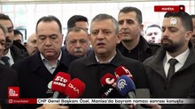 CHP Genel Başkanı Özel, Manisa'da bayram namazı sonrası konuştu