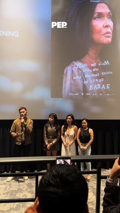 "Sisa" block screening; Director Jun Robles Lana on courage of women | PEP Coverage