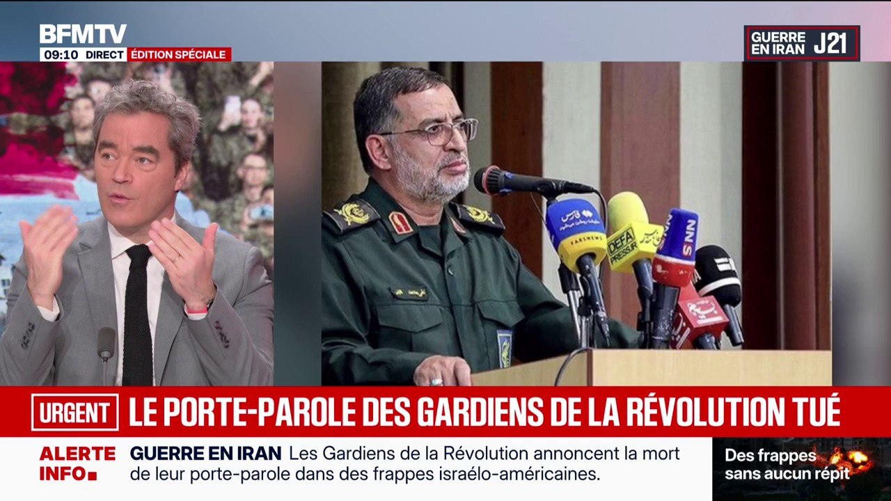 Guerre au Moyen-Orient: les Gardiens de la Révolution annoncent la mort de leur porte-parole