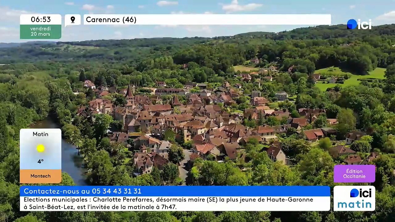 20/03/2026 - ici matin par ici Occitanie en vidéo