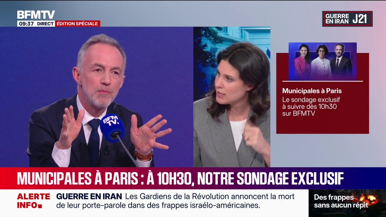 Municipales à Paris: Emmanuel Grégoire accuse Rachida Dati de l’avoir insulté de "connard", Apolline de Malherbe révèle ce qui a vraiment été dit après le débat sur BFMTV