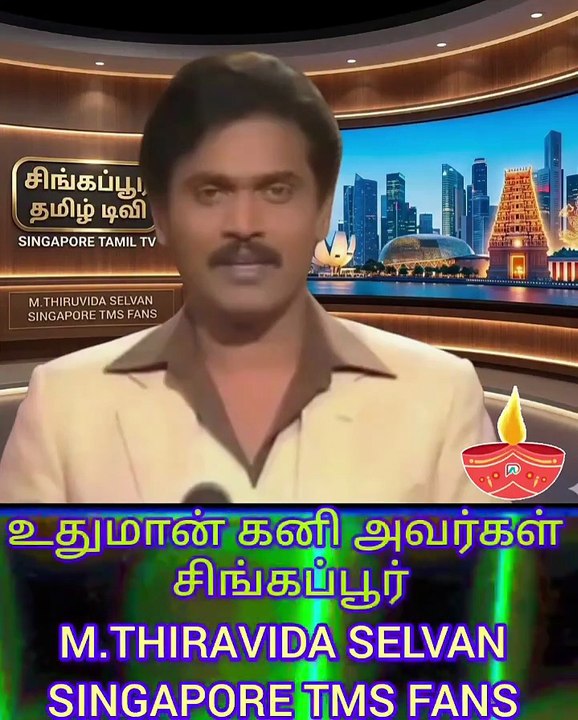 உதுமான் கனி அவர்கள் சிங்கப்பூர் தங்கள் புகழ் சிங்கப்பூரில் வாழ்ந்து கொண்டே இருக்கும் M.THIRAVIDA SELVAN SINGAPORE TMS FANS 2026