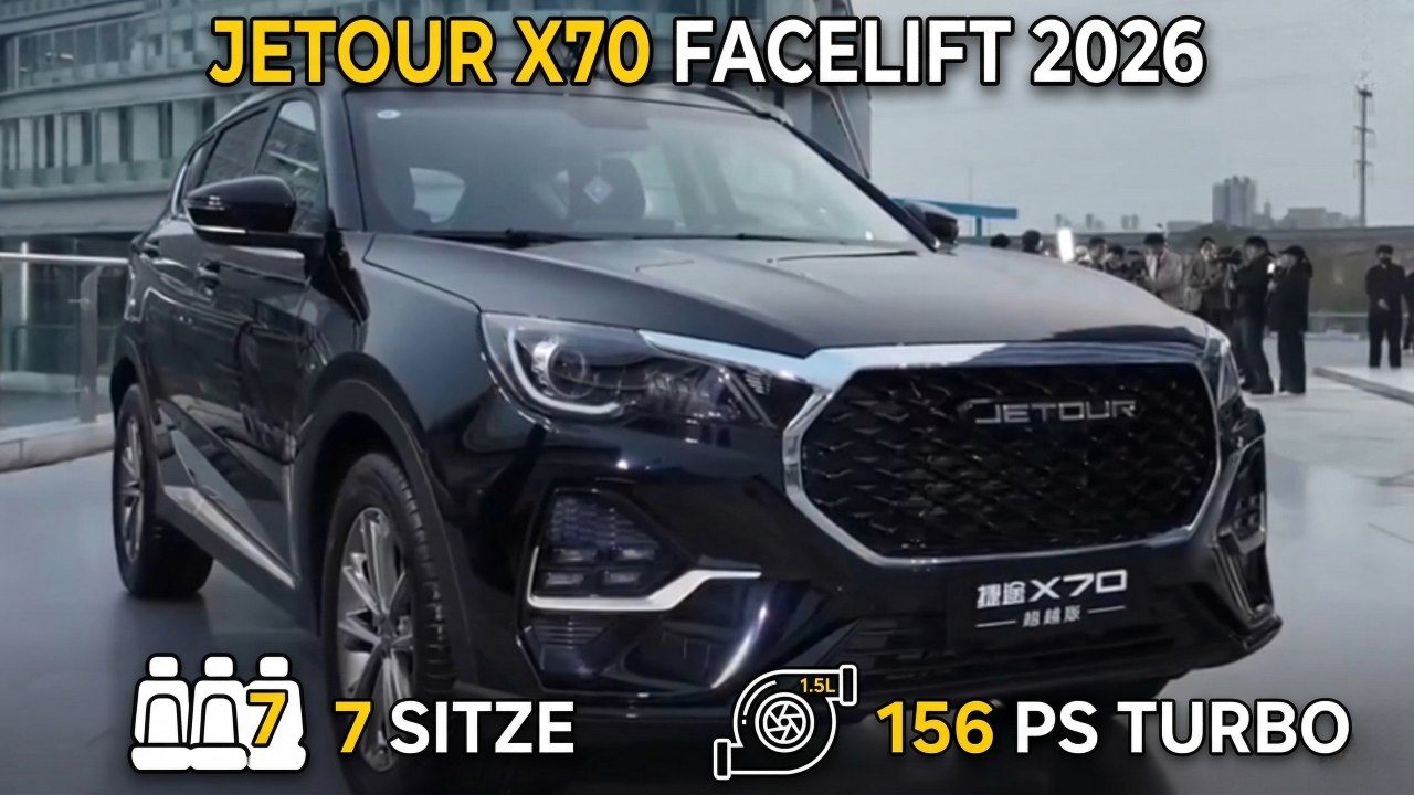 Jetour X70 Facelift 2026: Design, Technik und Features im Detail