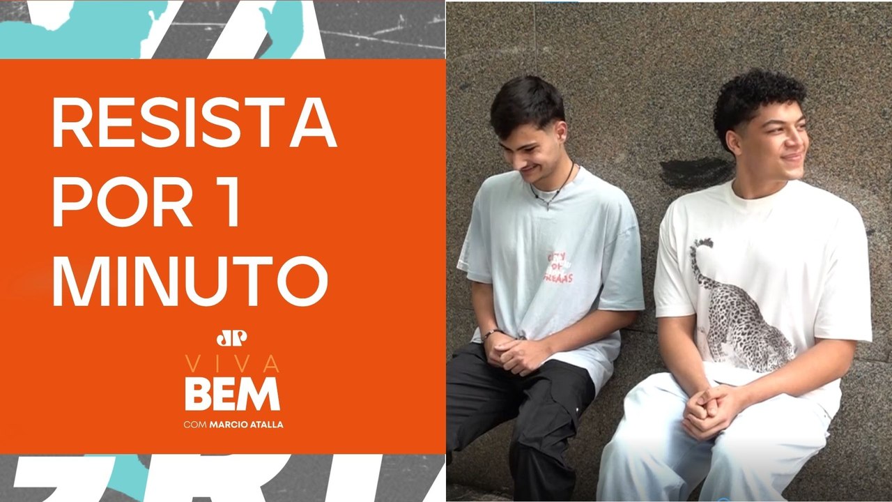 Você aguenta o Desafio da Cadeirinha? Atalla desafia galera nas ruas | VIVA BEM