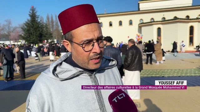 Saint-Étienne : des milliers de fidèles réunis pour célébrer la fin du ramadan à la Grande Mosquée Mohammed VI