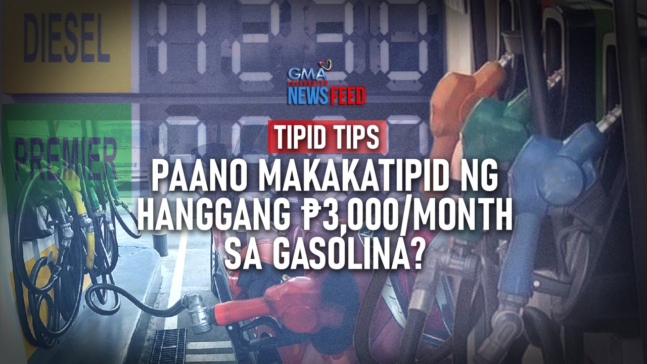 Tipid tips - Paano makakatipid ng hanggang P3,000/month sa gasolina? | GMA Integrated Newsfeed