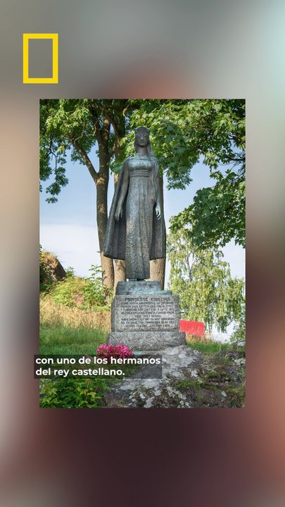 El pueblo de Burgos lleno de banderas de Noruega