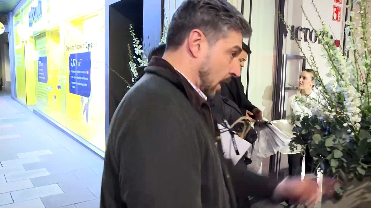 Victoria Federica responde con una sonrisa a las preguntas sobre Jorge Navalpotro