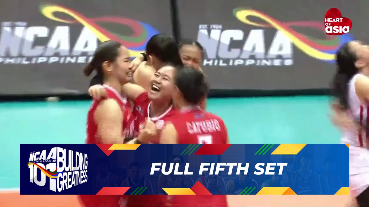 FULL FIFTH SET (Quarterfinals) - Mapua Lady Cardinals vs San Beda Lady Red Spikers | NCAA Season 101