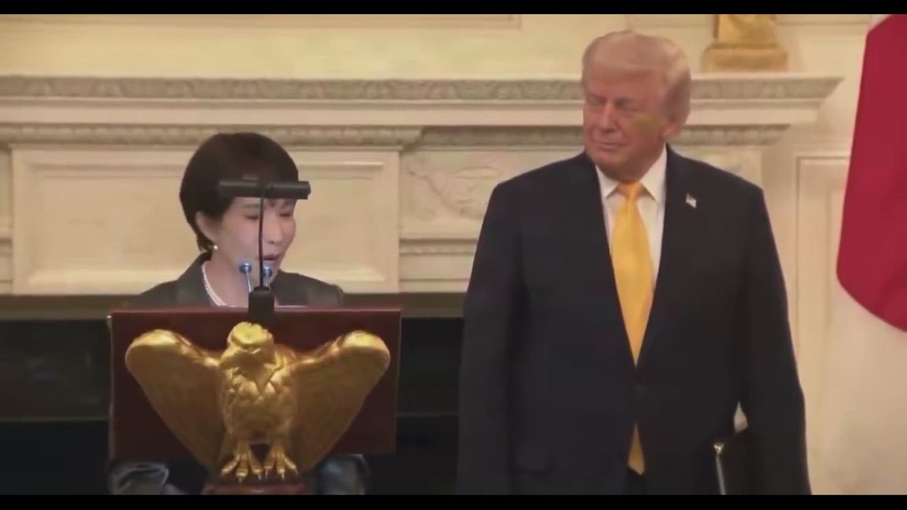 JAPAN PM SANAE TAKAICHI SHOCKS TRUMP by Wishing BARRON a HAPPY BIRTHDAY