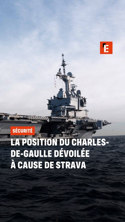 La position du Charles-de-Gaulle dévoilée à cause de Strava