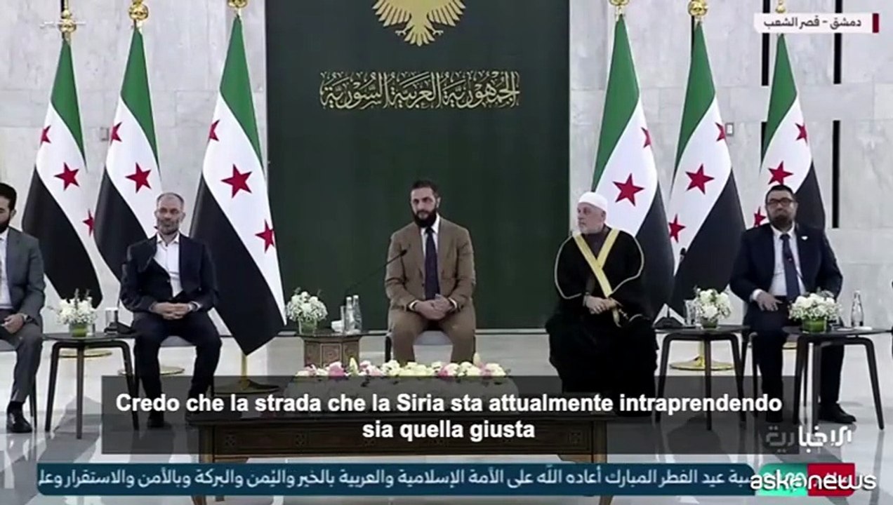 Siria, al-Sharaa: lavoriamo per restare fuori dal conflitto