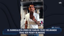 El surrealista vídeo de Carlos Tévez delirando tras ver Peaky Blinders