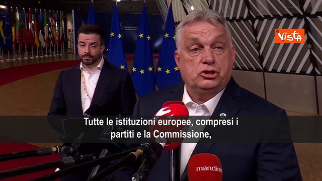 Orban: Bruxelles finanzia l'opposizione in Ungheria per instaurare un Governo pro-Ucraina