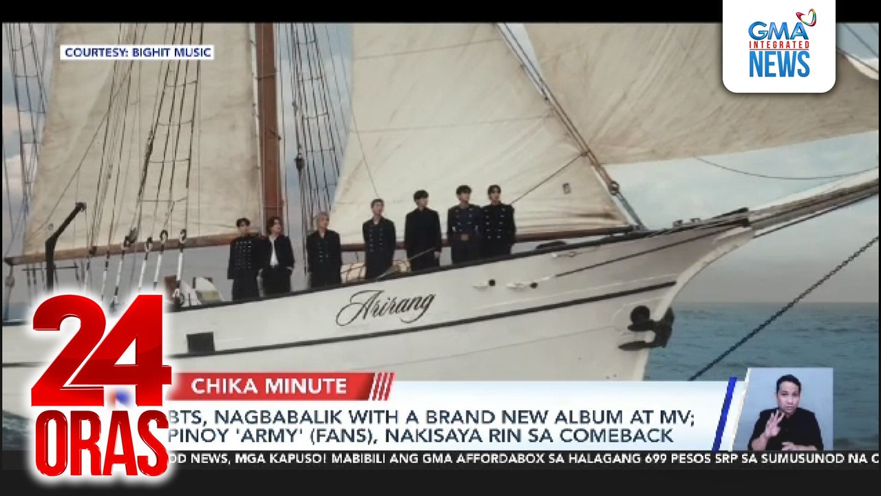BTS, nagbabalik with a brand new album at MV; Pinoy ‘ARMY’ (fans), nakisaya rin sa comeback | 24 Oras