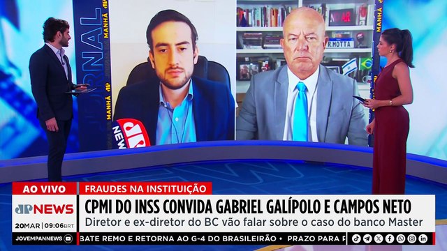 CPMI do INSS convida Galípolo e Campos Neto; Mehero e Motta comentam