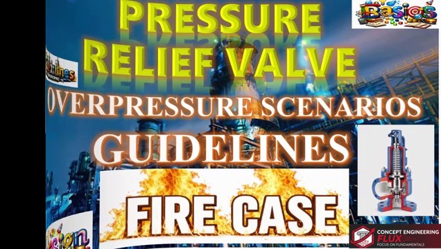L03-Pressure Relief Valve Scenarios of Overpressure - Fire Case | Relief Load Calculation for Fire Case | Scenarios of overpressure