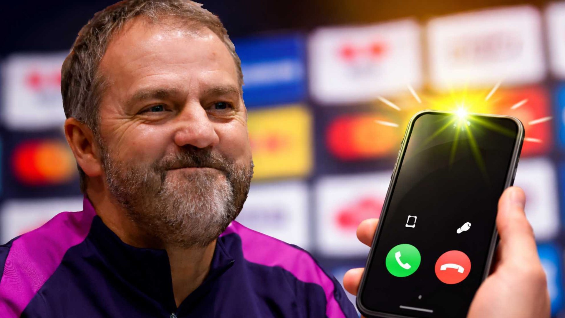 La llamada que interrumpió a Flick: "¡Multa, multa!"