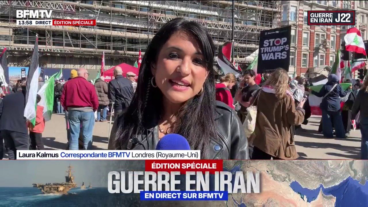 "Stop the war": des manifestants réunis à Londres pour demander l'arrêt des frappes au Moyen-Orient